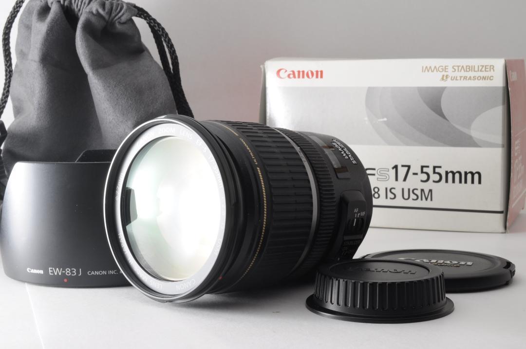 【並品】Canon EF-S 17-55mm F2.8 IS USM 付属品一杯 画像2