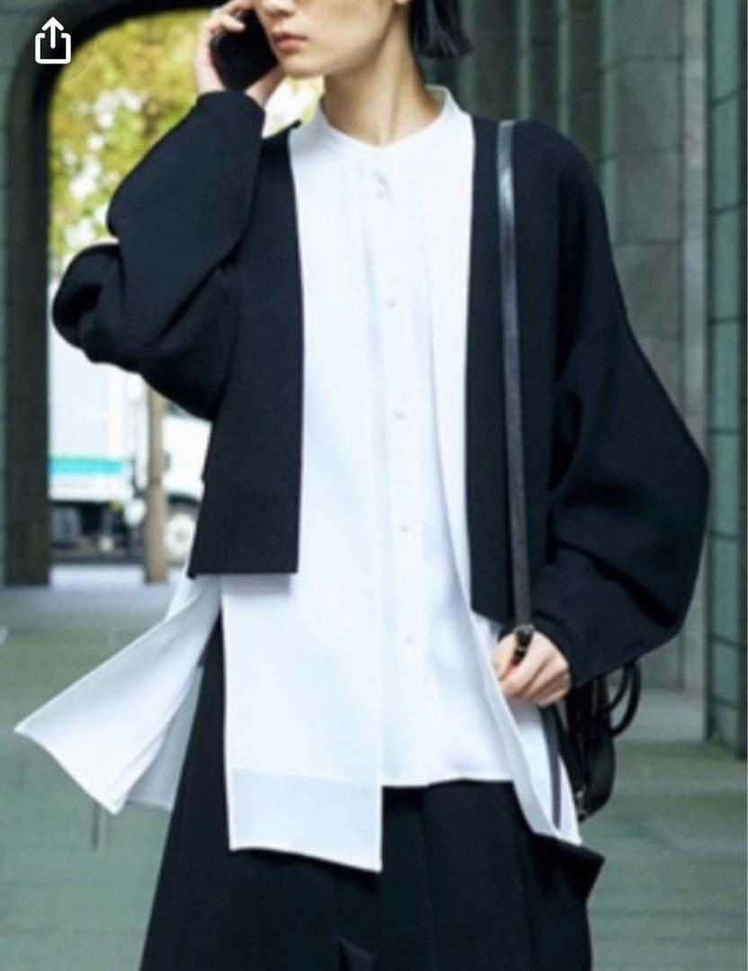 エンフォルド2023SS DOUBLE FACE CARDIGAN38サイズ（ENFOLD
