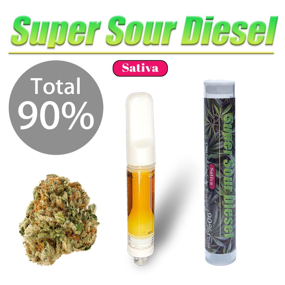 プレミアムCBDリキッド “SuperSourDiesel” 90% 1.0ml