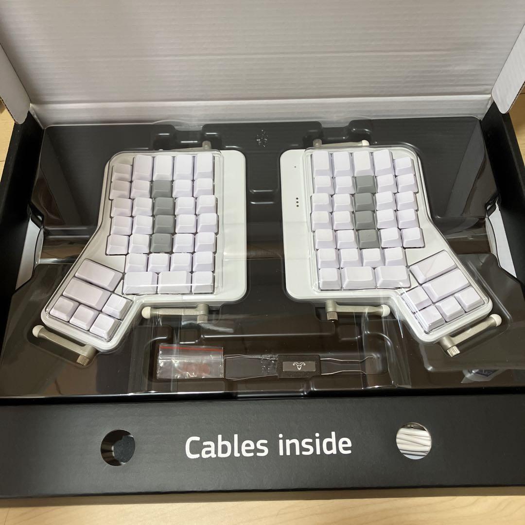Ergodox EZ ホワイト 左右分離キーボード 美品 Ergodox EZ ホワイト 左右分離キーボード キーボード