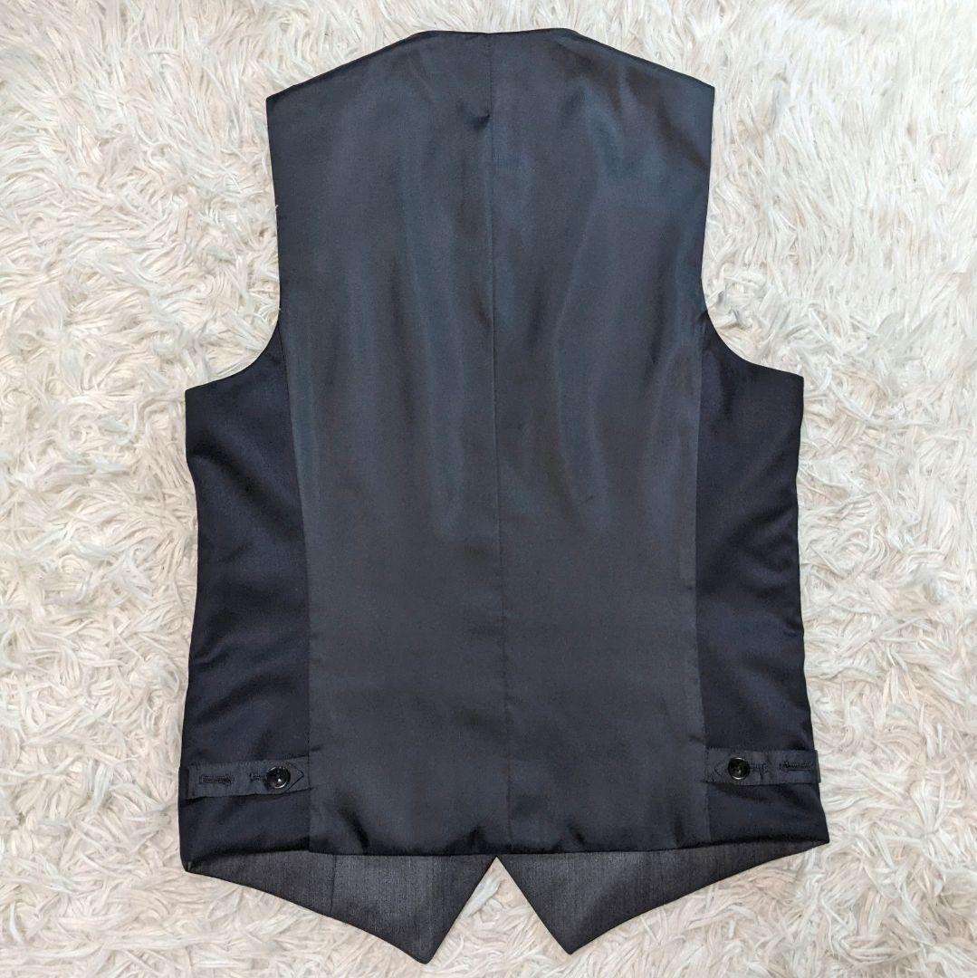 【極美品】スーツセレクト　シルク混　スリーピーススーツ　リバーシブル　Y5