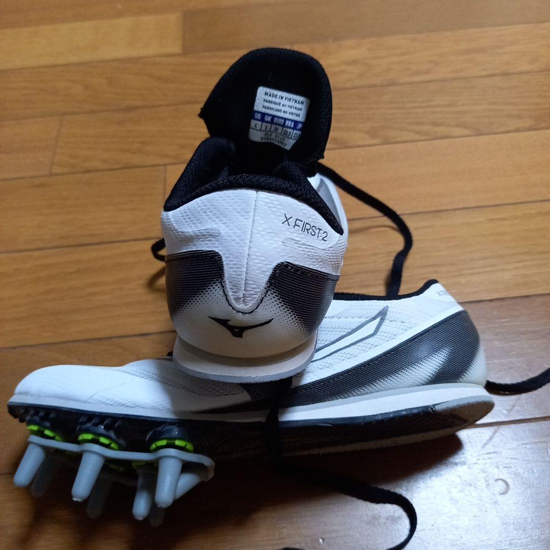 【美品】Mizuno スパイクシューズ ホワイト 7スパイク