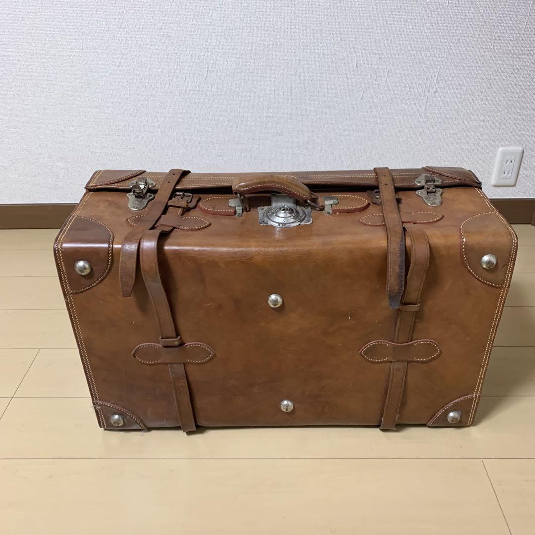 ヴィンテージレザー スーツケース 縦40cm 横70cm 奥行き28cm