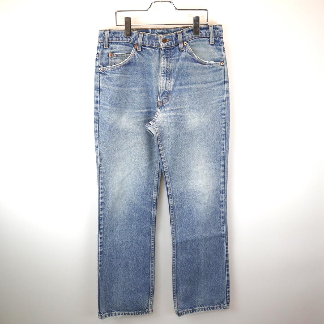 ヒゲ USA製 90s Levi's 517 リーバイス ブルー デニム パンツ