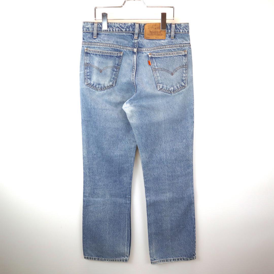 ヒゲ USA製 90s Levi's 517 リーバイス ブルー デニム パンツ