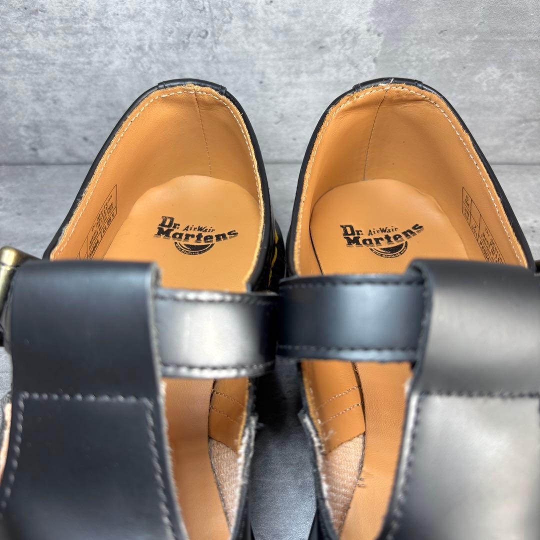 【ほぼ新品】ドクターマーチン POLLEY Tバーシューズ UK5 ブラック 【ほぼ新品】ドクターマーチン POLLEY Tバーシューズ UK5 ブラック