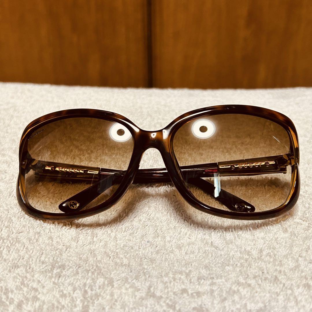 美品 GUCCI グッチ サングラス バンブー