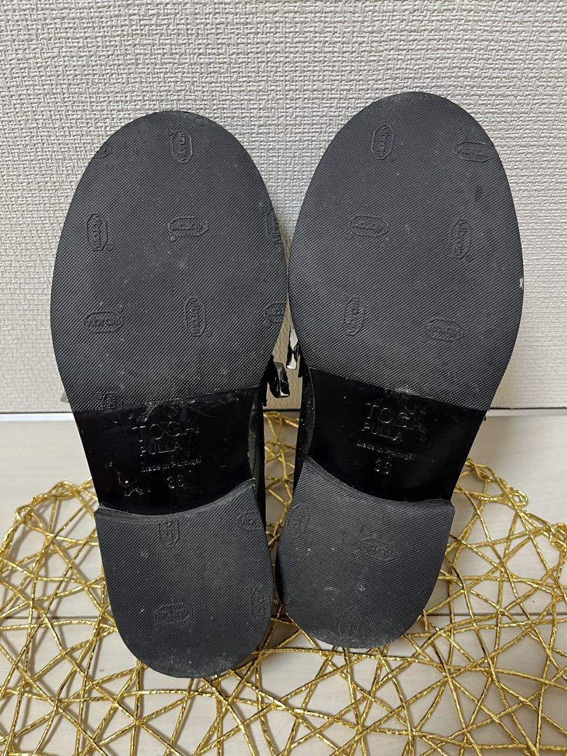 TOGAPULLA トーガプルラ メッシュローファー 画像4