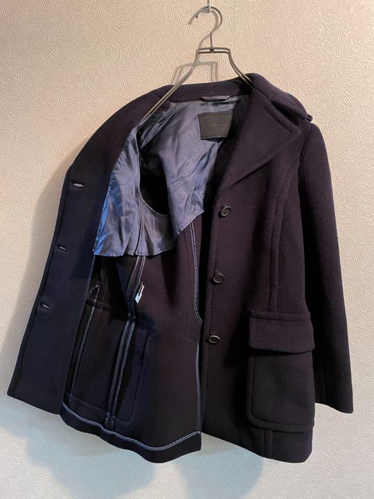 新作低価 イタリア製 シングル ピーコート bhCeT-m23065939688 PRADA プラダ 超歓迎在庫
