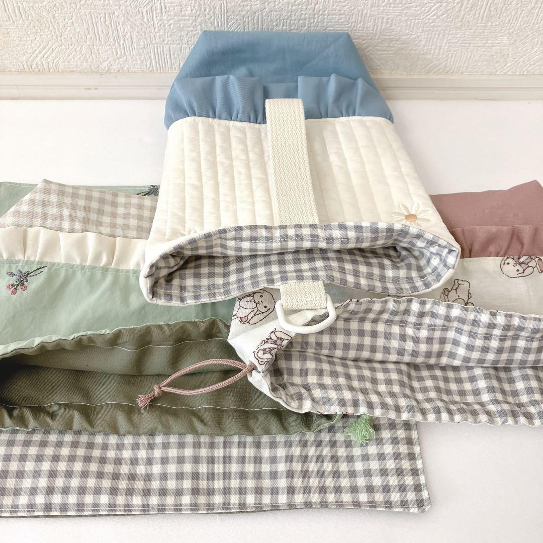 上履き入れ　お弁当袋　ランチョンマット