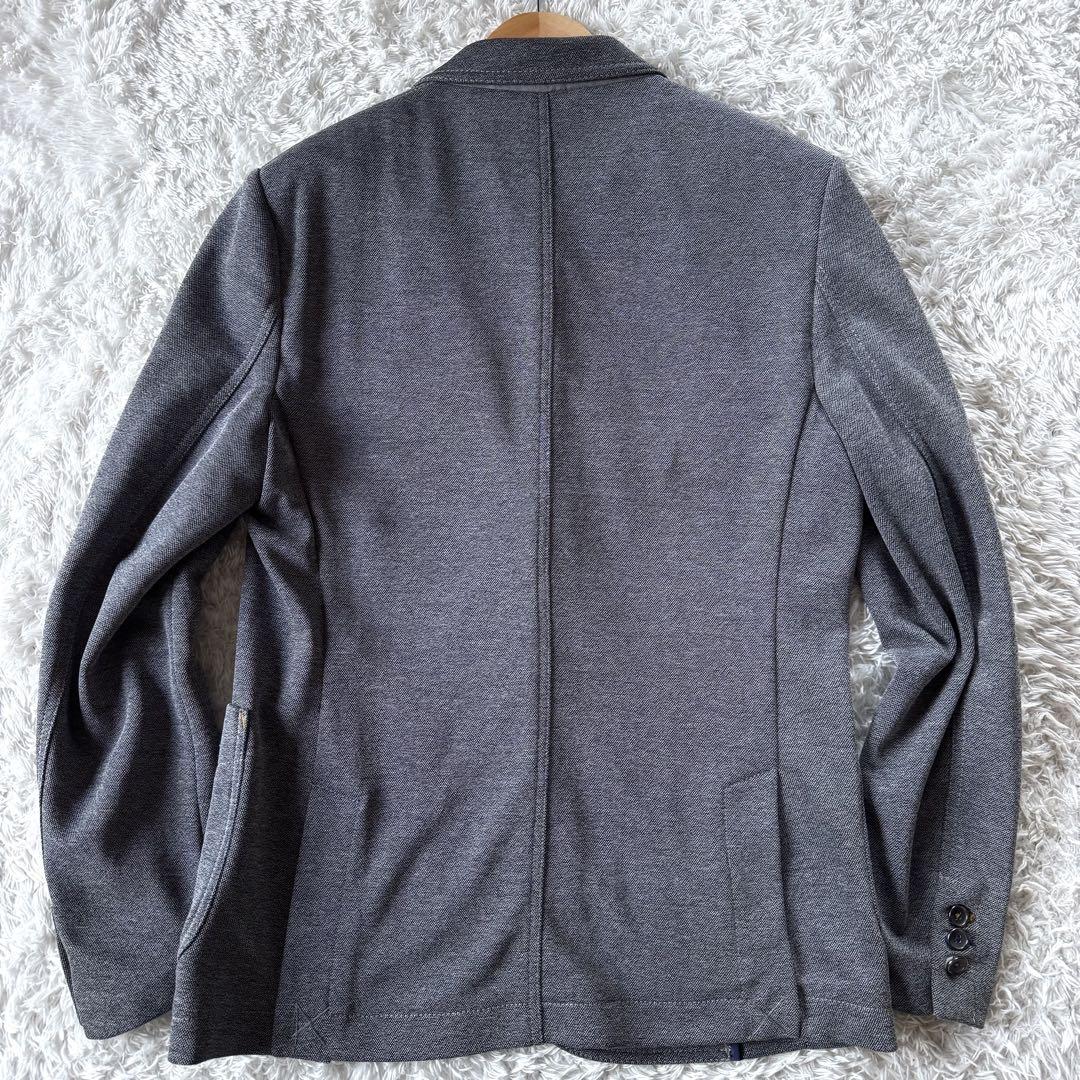 ZARA ザラ　テーラードジャケット　ブレザー　パイピング　サックス　2XL