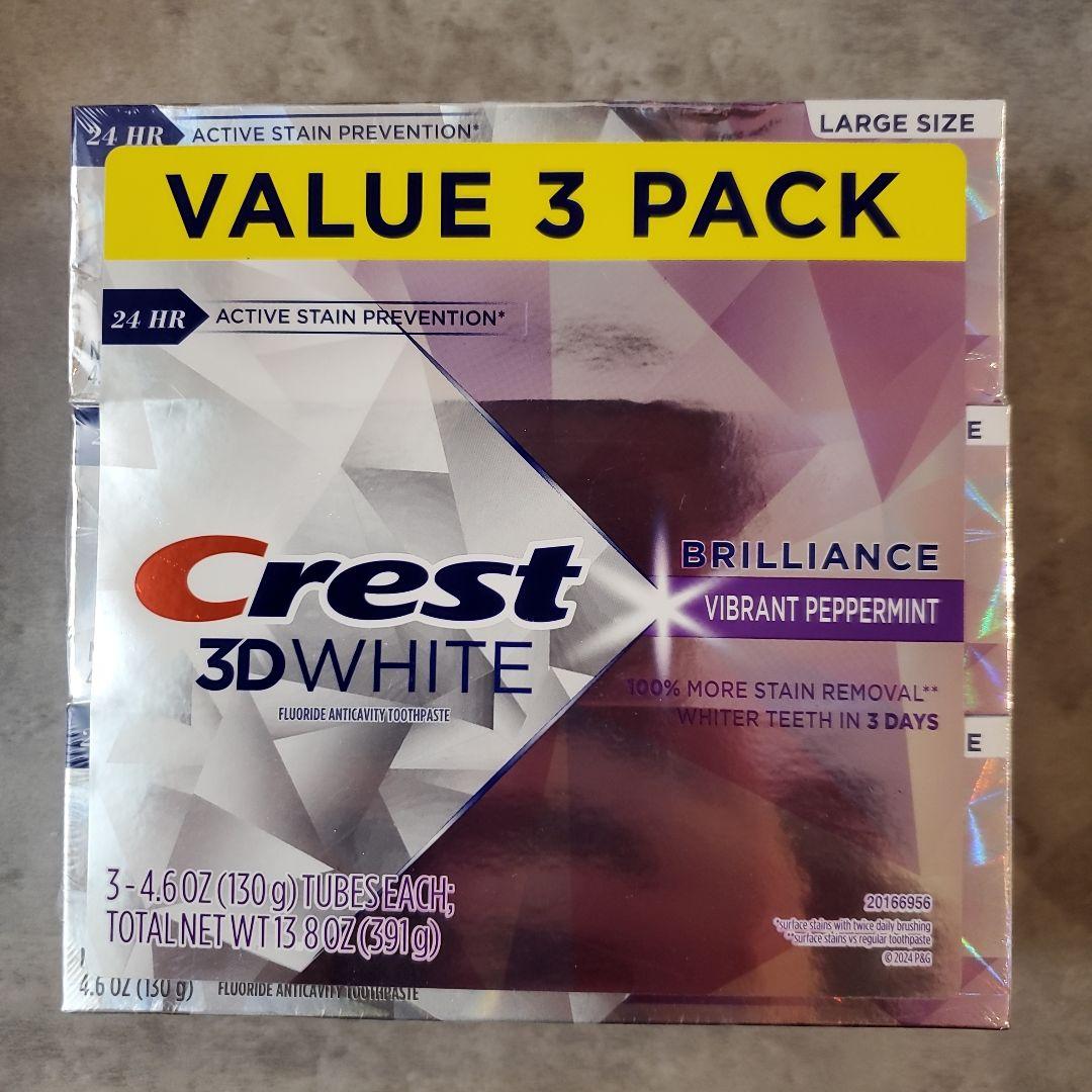 Crest 3D White Brilliance 3 Pack
