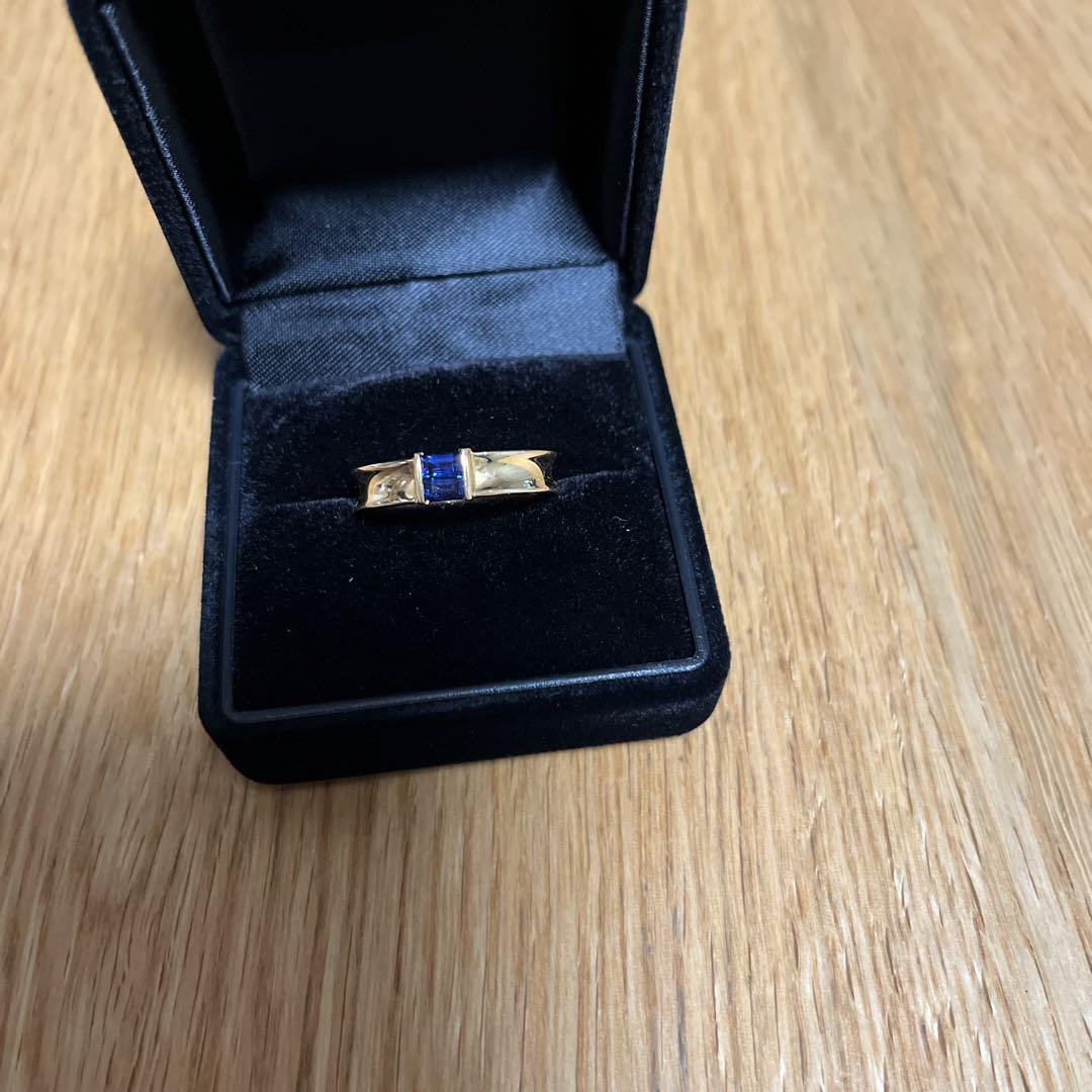 Tiffany & Co. 18kサファイアスタッキングリング14号
