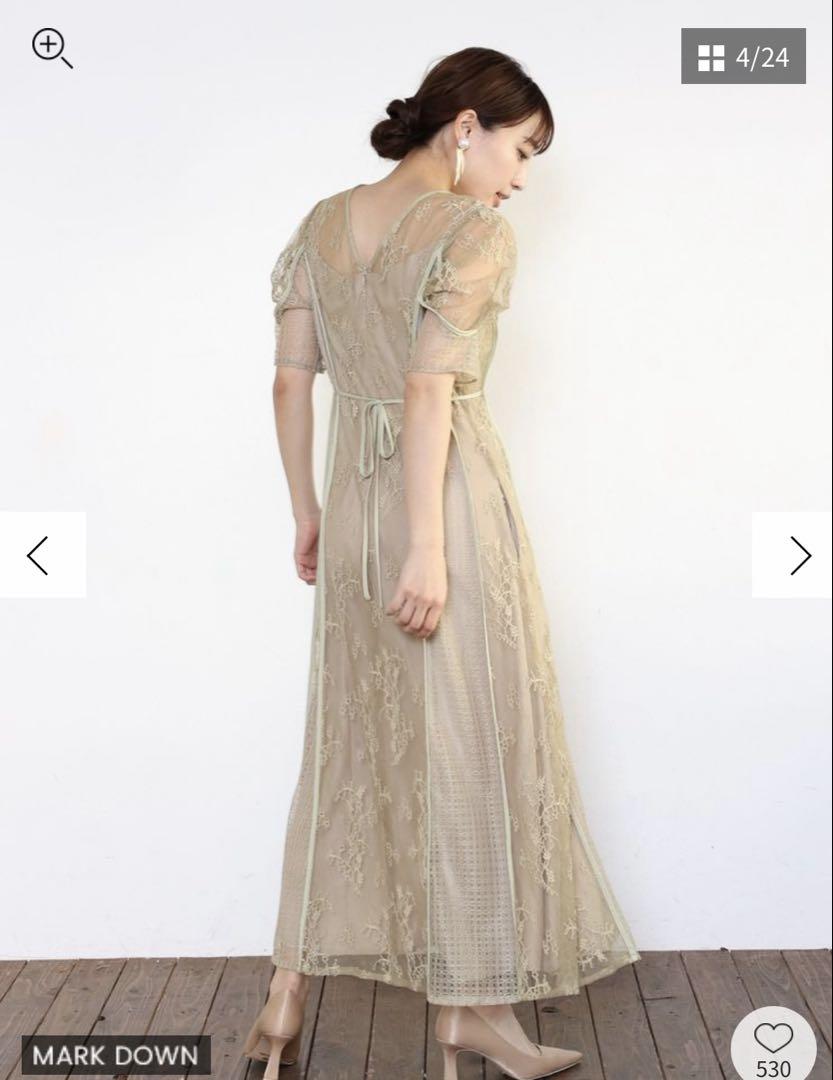 LAGUNAMOON LADYパネルレースワンピース