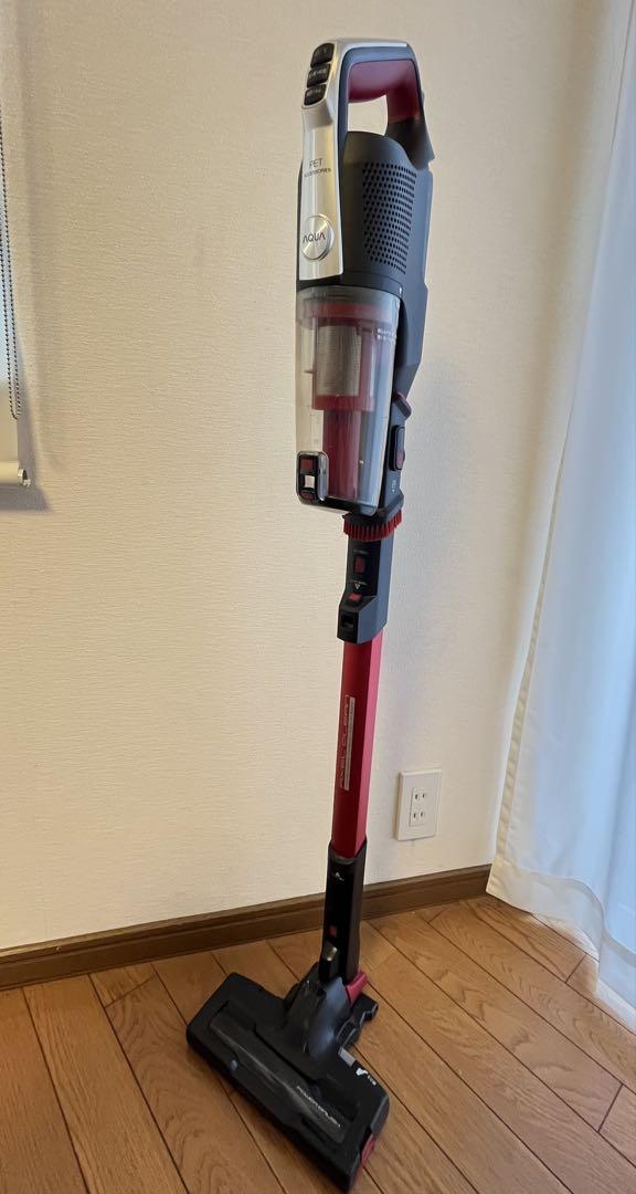 AQUA AQC-HF500 スティッククリーナー レッド