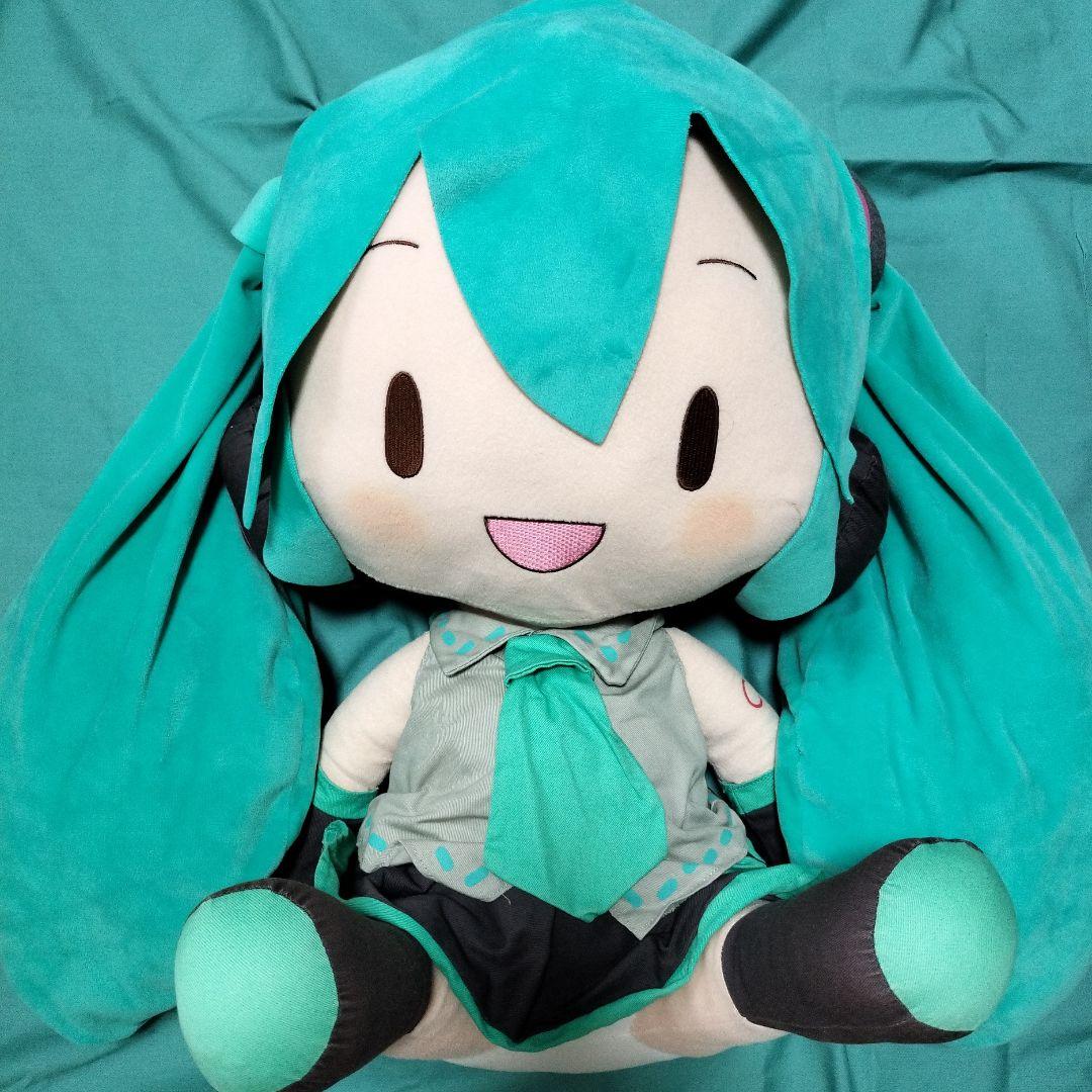 【わけあり品】　初音ミク　どでかジャンボふわふわぬいぐるみ