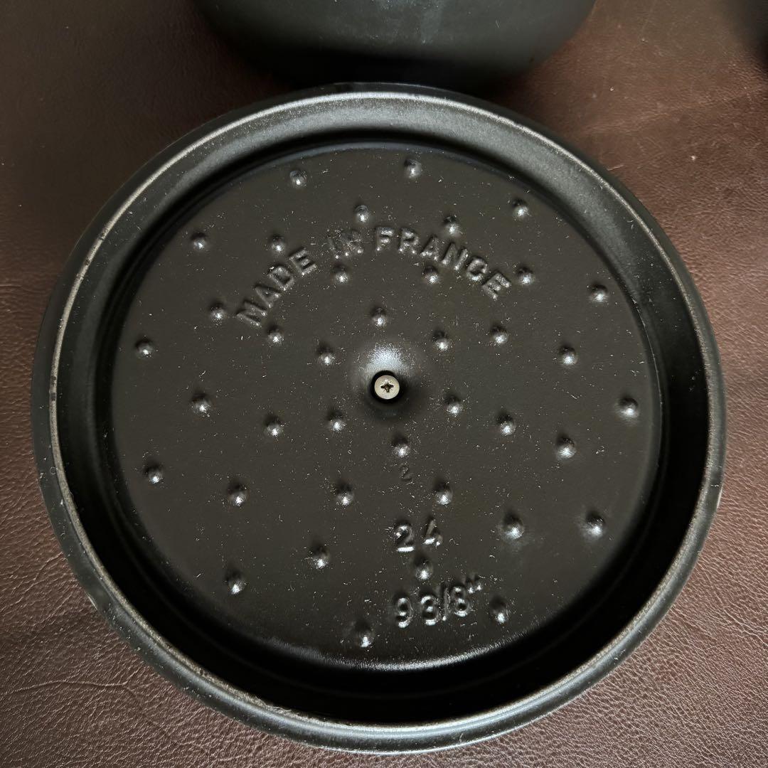 STAUB LA COCOTTE ストウブ ココット 24㎝ 両手鍋 ブラック