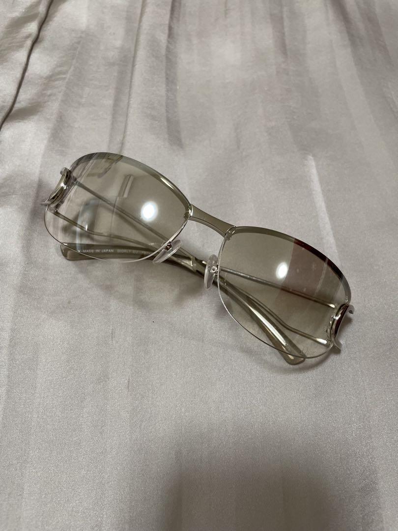 ヨウページ　Christian Dior シルバーフレームサングラス Dior シルバー フレーム サングラス - メルカリ