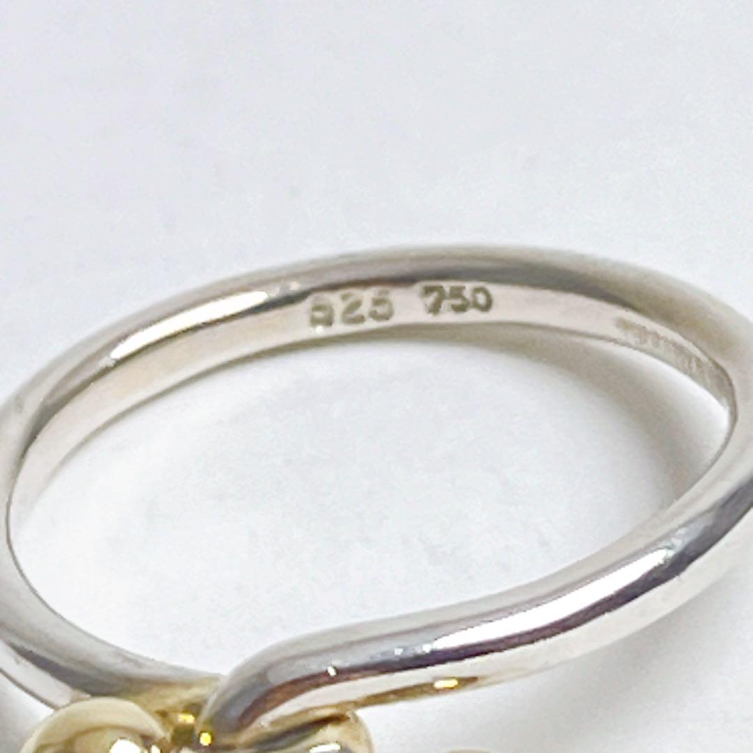 ティファニー フック&アイ ラブノット リング 925 750 TIFFANY & Co. フック&アイ ラブノット リング シルバー