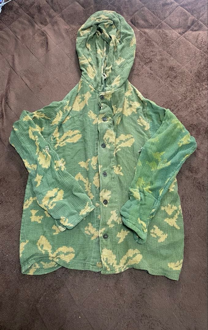 ソ連軍ロシア軍 実物 KZS白樺迷彩化学戦対応服 Lサイズ 上下セットMILITARY SURPLUS