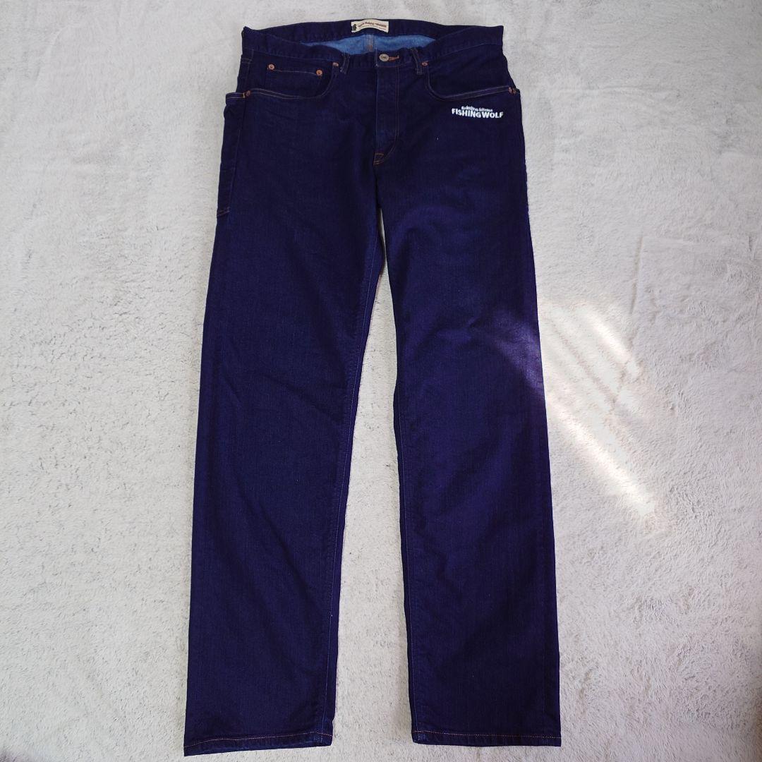 THE BACK WATER フィッシングデニムパンツ　撥水　34サイズ THE BACK WATER フィッシングデニムパンツ 撥水 34サイズ - メルカリ