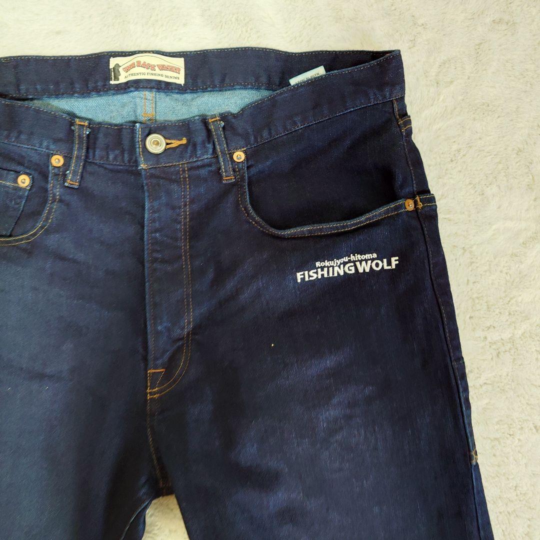 THE BACK WATER フィッシングデニムパンツ　撥水　34サイズ THE BACK WATER フィッシングデニムパンツ 撥水 34サイズ - メルカリ