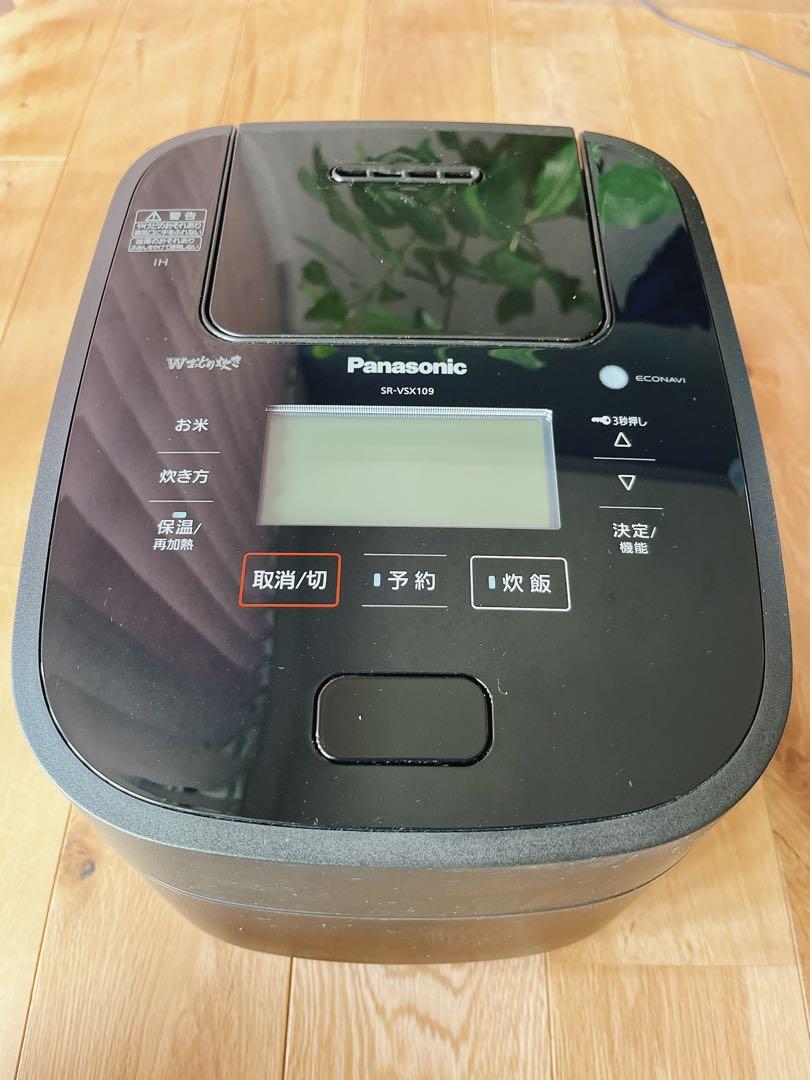 Panasonic パナソニック　炊飯器　黒　SR-VSX109 ジャンク品 ジャンク品 Panasonic 炊飯器 Wおどり炊き SR-VSX109