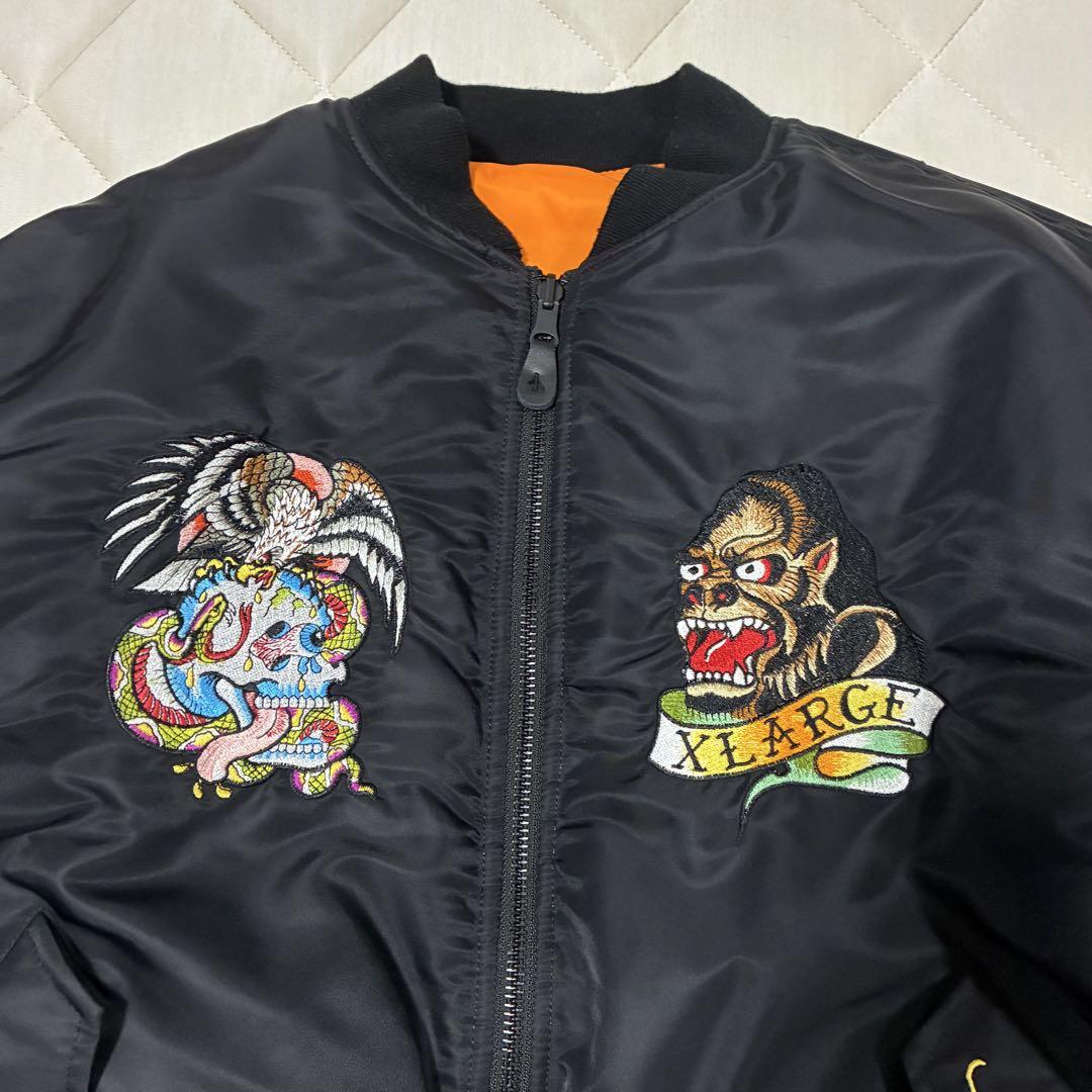 Ed Hardy XLARGE エクストララージ　刺繍ジャケット