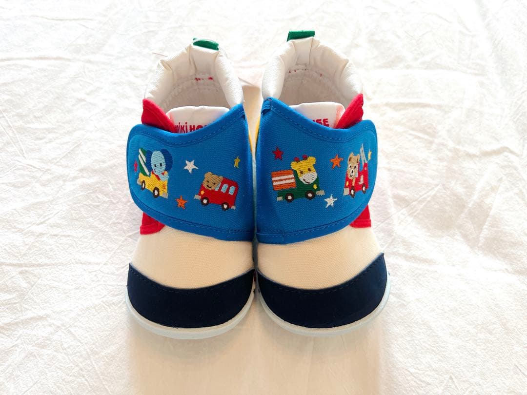 【ミキハウス】 ベビーシューズ 13.0cm（新品未使用） 新品未使用 アシックス スクスク ブラウン ベビーシューズ 13.0cm