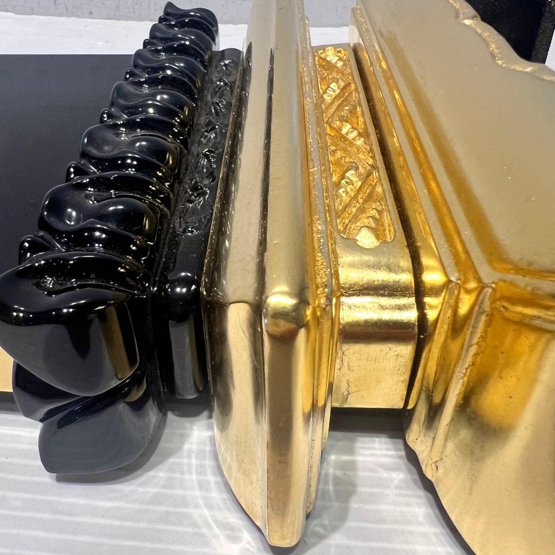 未使用品 位牌 千倉 5号 黒色 金色 仏具 置物 箱入り 未使用品 位牌 千倉 5号 黒色 金色 仏具 置物 箱入り