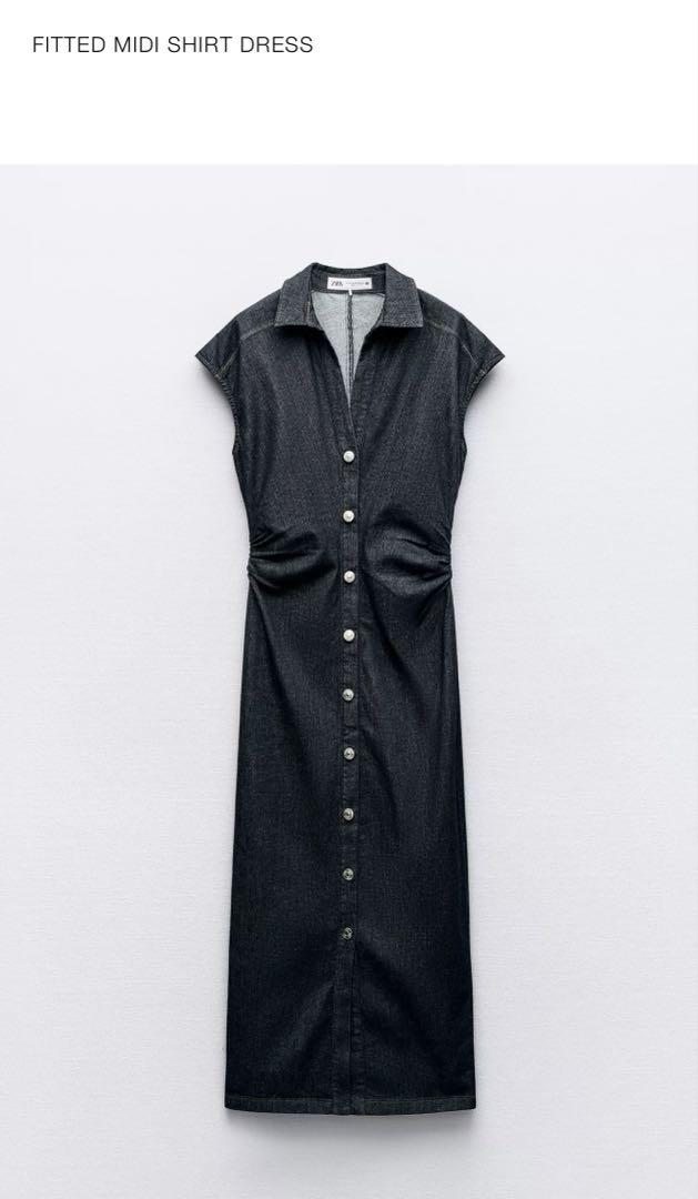 新品　ZARA デニムワンピース　M