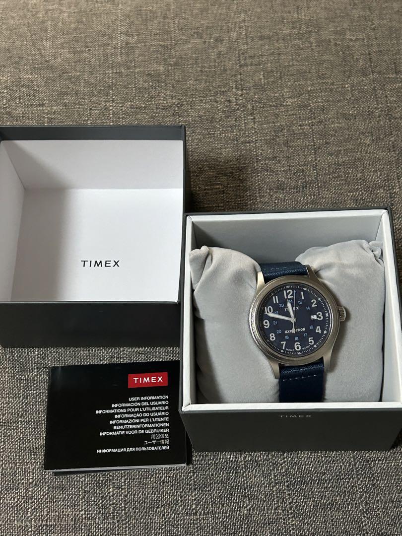 TIMEX タイメックス エクスペディションノース ブルー 真鍮  クォーツ　4