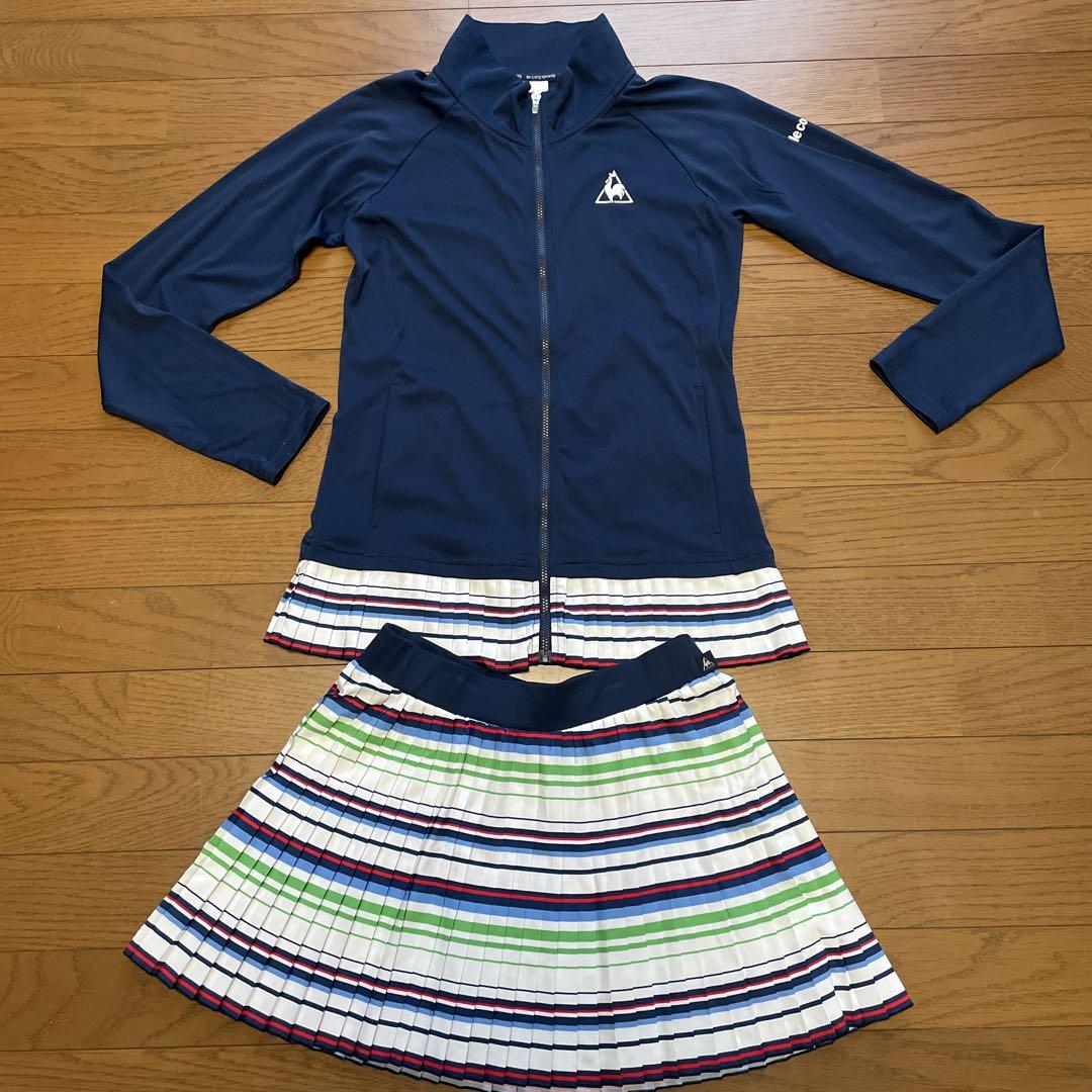 【美品】ルコックテニスセットアップ長袖Ｓサイズ