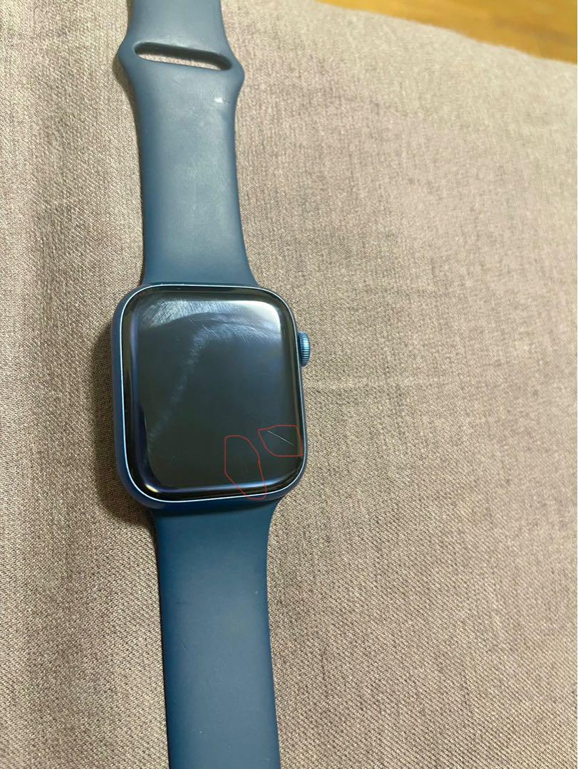 Apple Watch シリーズ7 44mm ネイビー　本体 箱付き