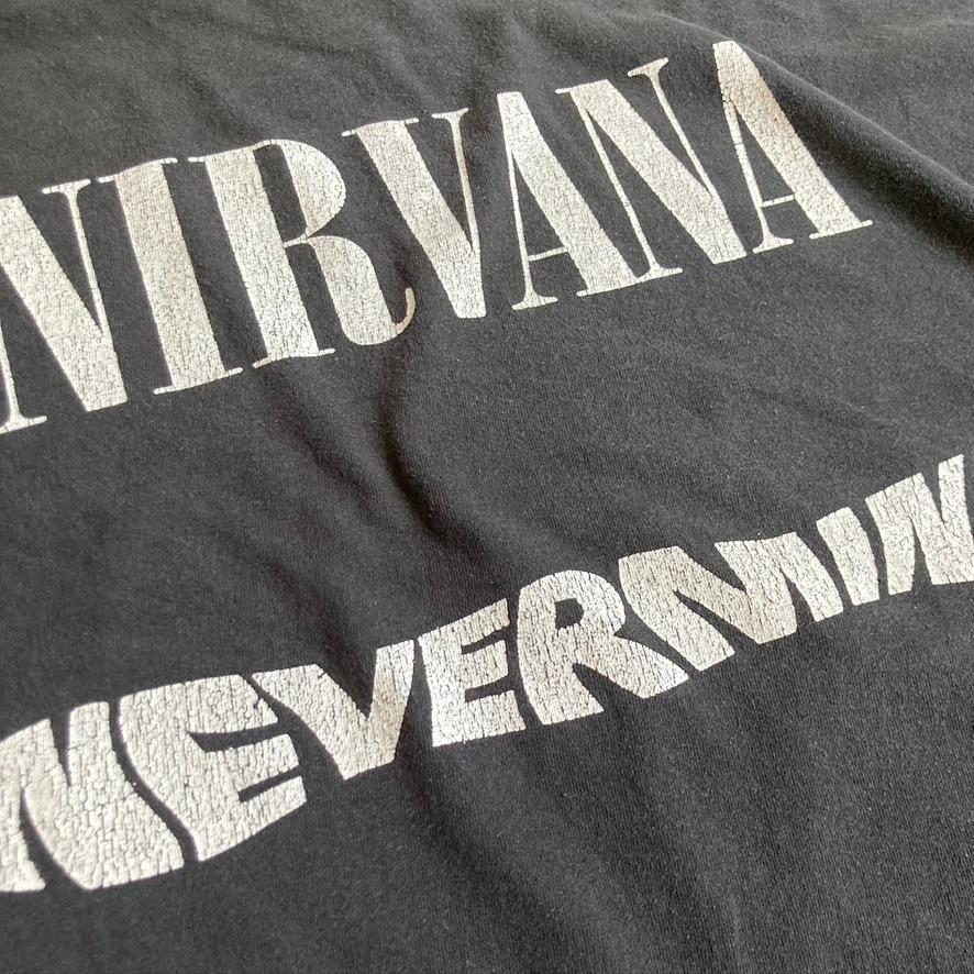 袖プリント!!ビンテージ NIRVANA ニルバーナ バンドTシャツ ロンT