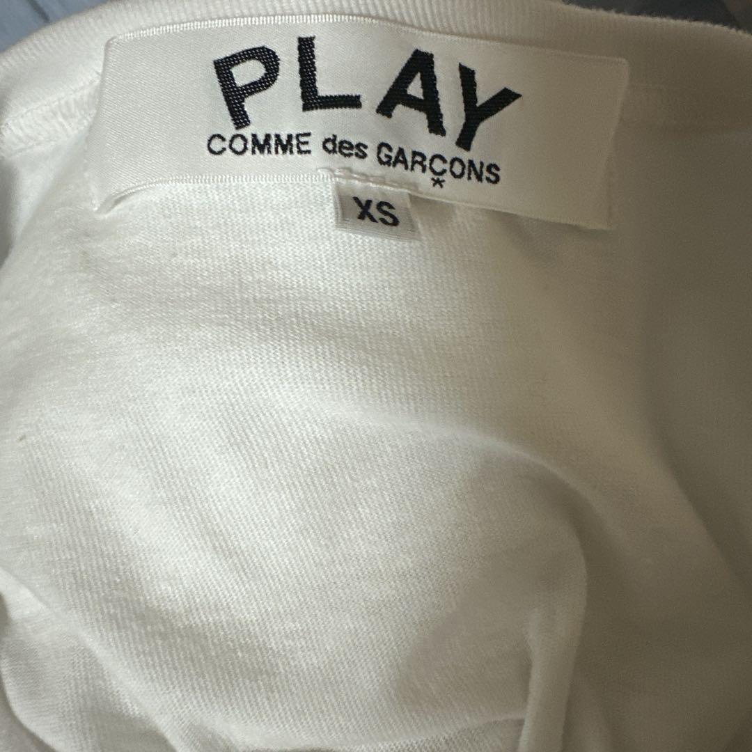 PLAY COMME des GARCONS 半袖Tシャツ ハート 刺繍ロゴ