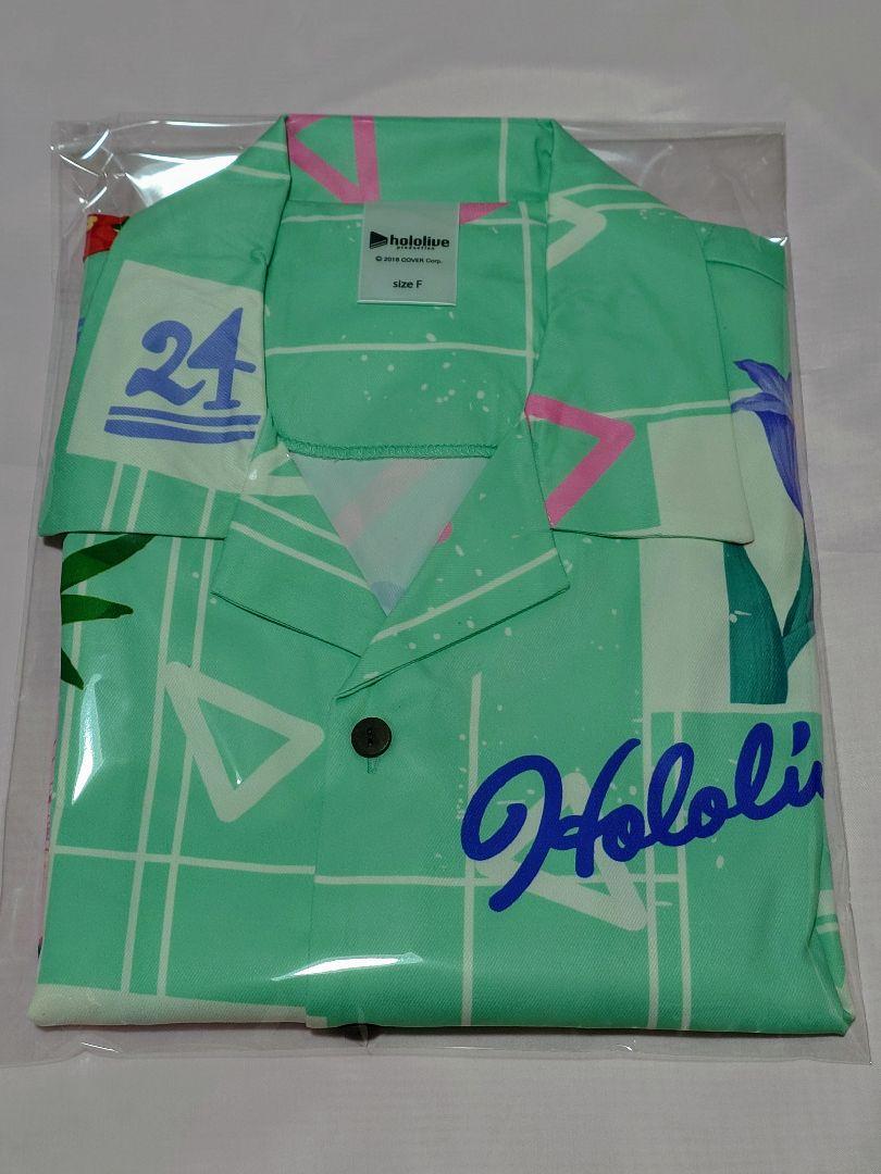ホロライブ SUPER EXPO 2024 アロハシャツ Green 緑 7,000円