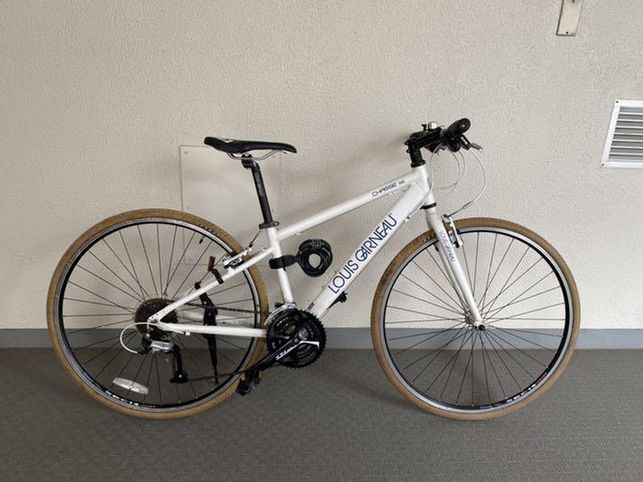 クロスバイク 白 身長145-160cm向け LOUIS GARNEAU