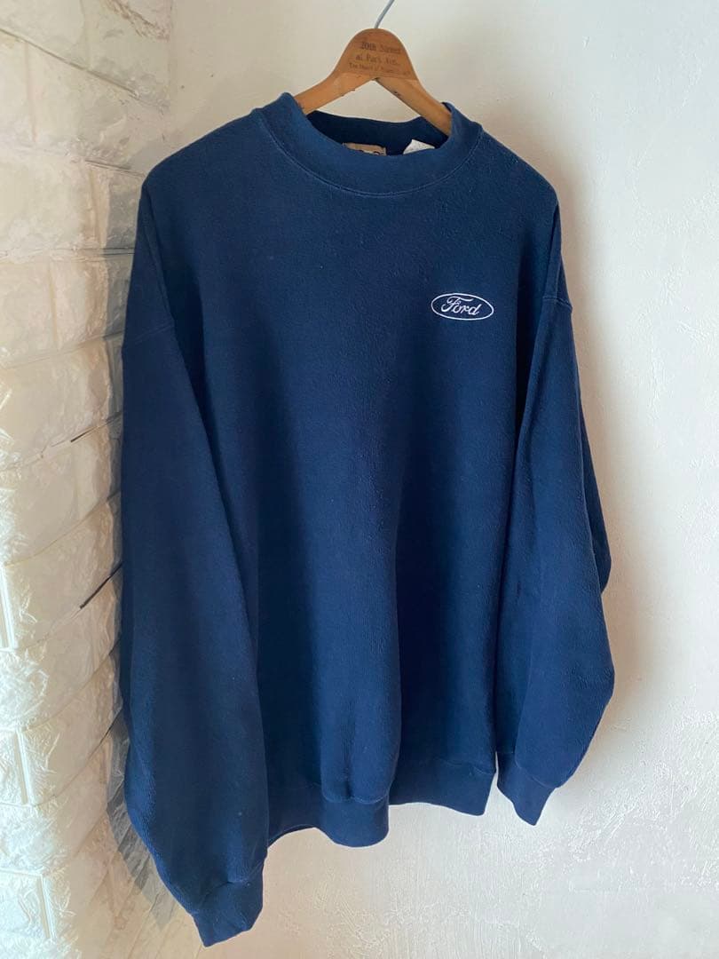 80s〜 Ford スウェット クルーネック ネイビー XXL2XL(3L)・VINTAGE