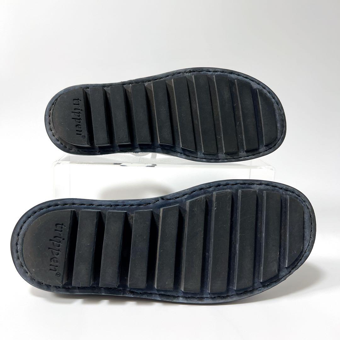 トリッペン Fringe コンフォートサンダル ストラップ シルバー