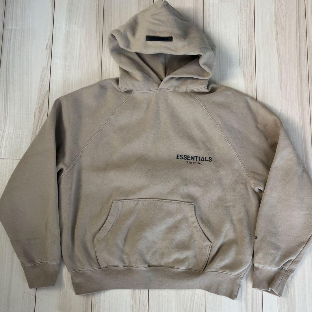 ESSENTIALS エッセンシャルズ ワンポイントロゴ パーカーxs