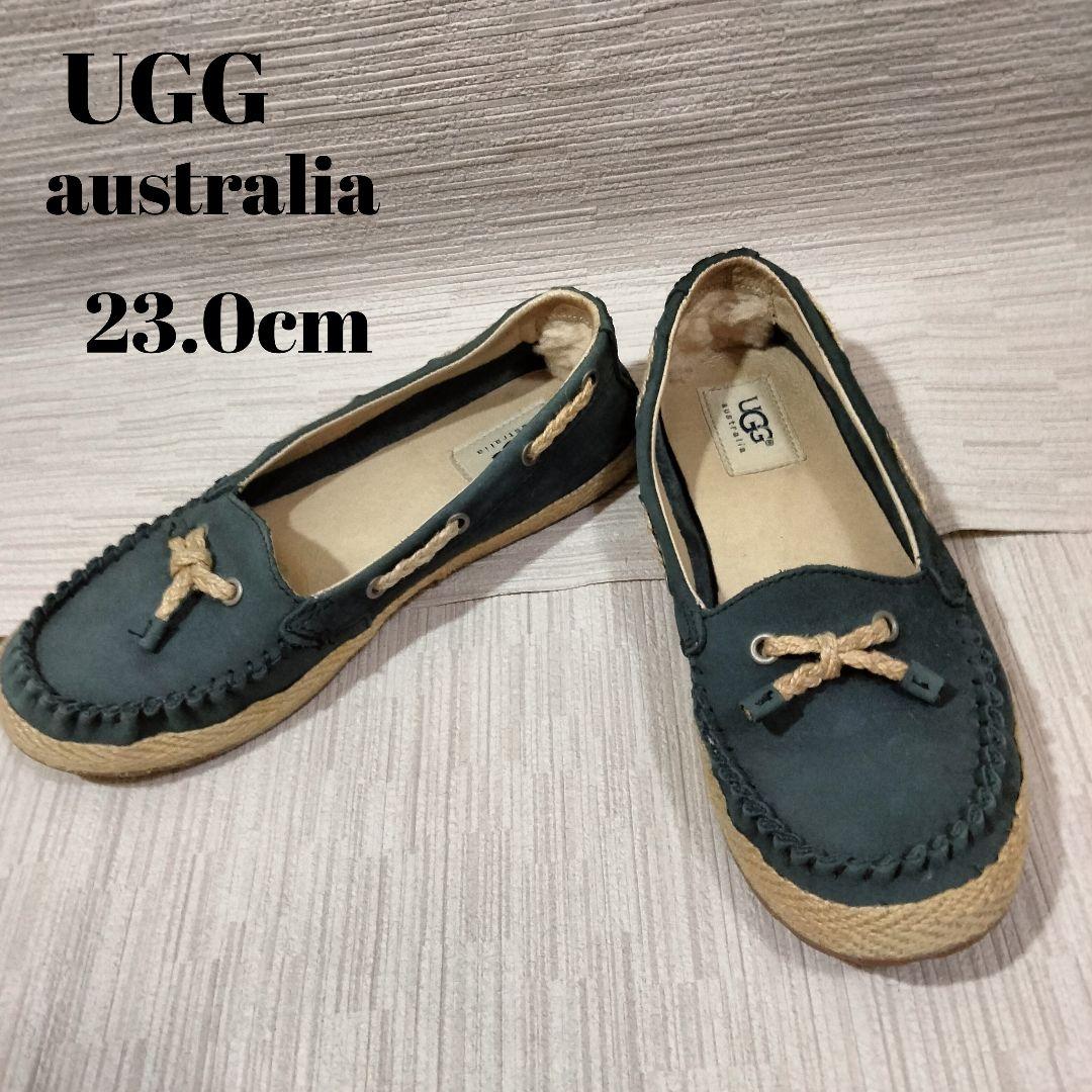 フラットシューズ モカシン デッキシューズ UGG australia 23.0 【超