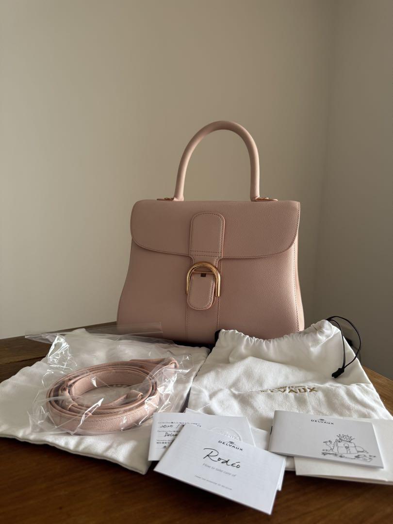 新品未使用　DELVAUX Brillant MM nude rodeo