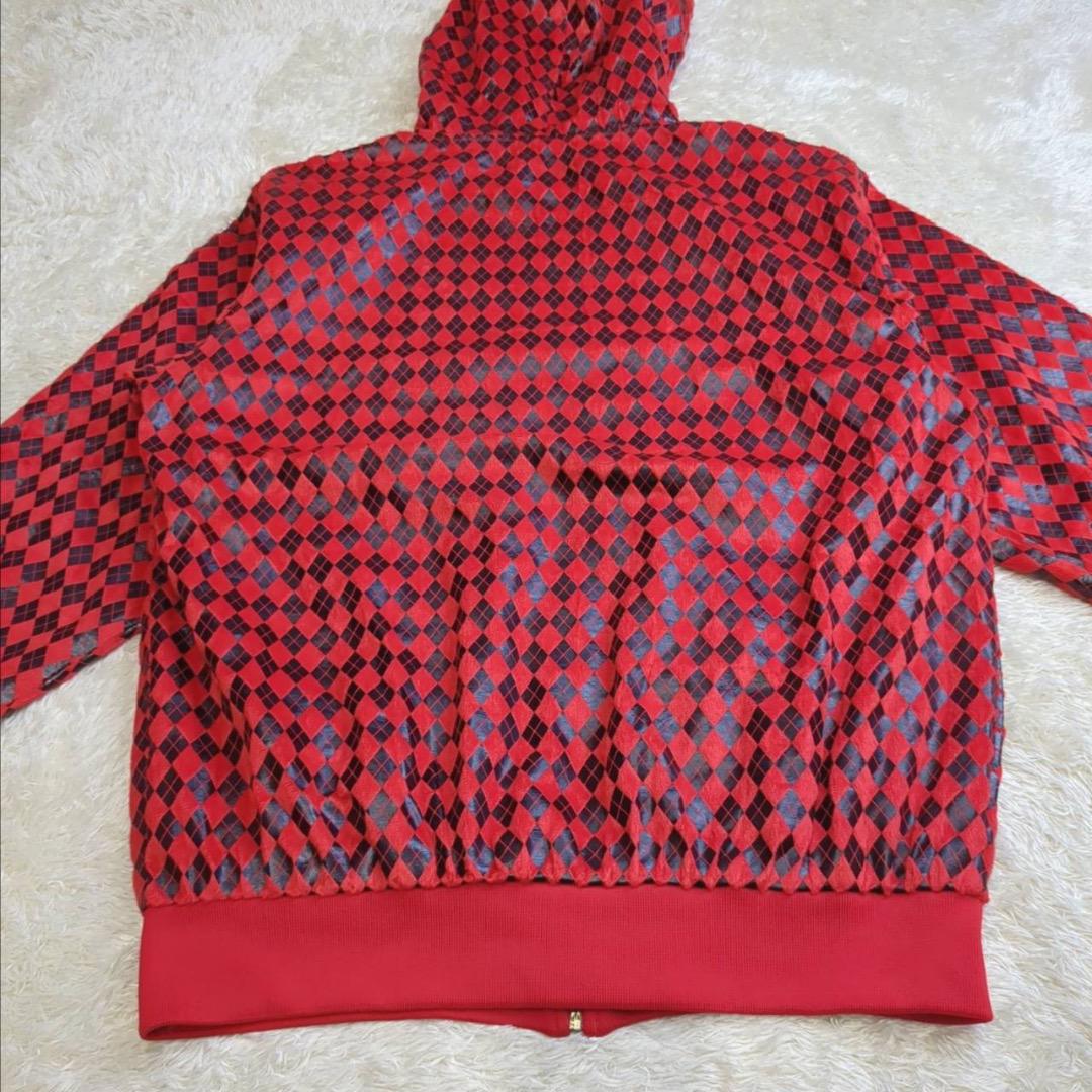 美品 TD todoll 総柄 ベロア セットアップ B系 HIPHOP XXL