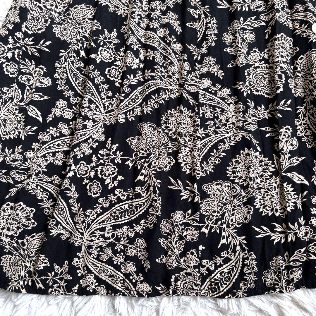 LAURA ASHLEY レトロ マキシ丈 ロングワンピース マキシ丈 M