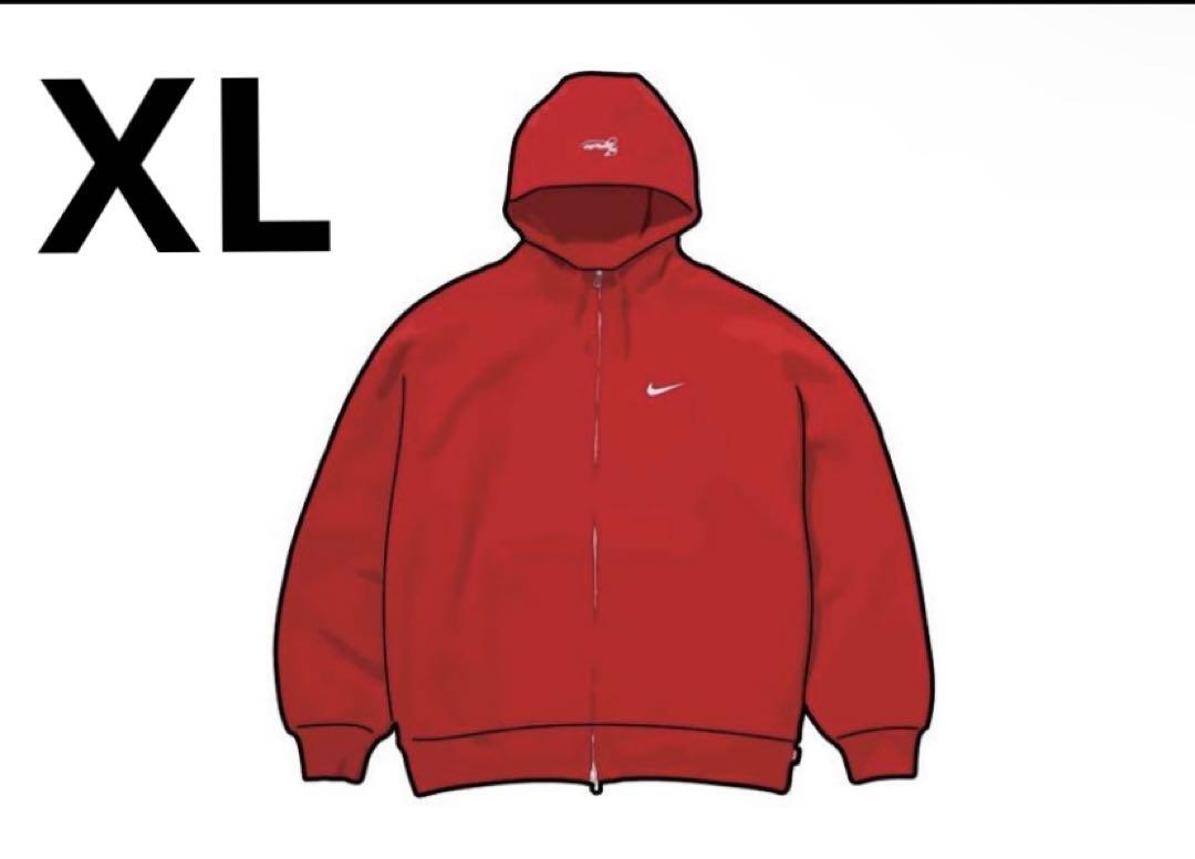 Supreme x Nike Zip Up Hooded XL