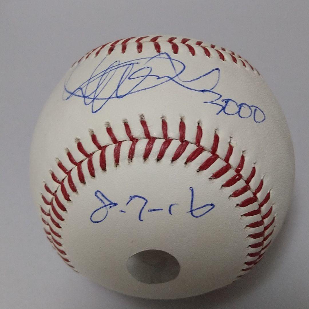 お得本物保証 イチロー選手 3000 8-7-16 書き込み入りMLBボール IvCSX-m23113448335 直筆サイン 品質保証新品