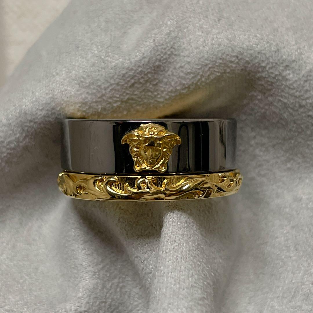 VERSACE メデューサリング 17 ゴールド ヴェルサーチ