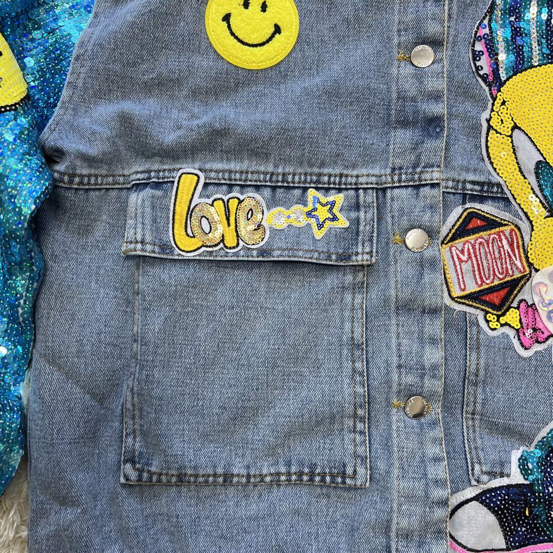 Tweety Bird デニムジャケット 新品タグ付き スパンコールとニコ