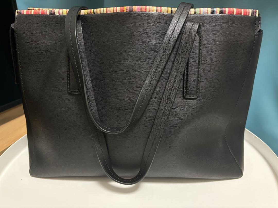 ポールスミス マルチストライプ ビジネス トートバッグ